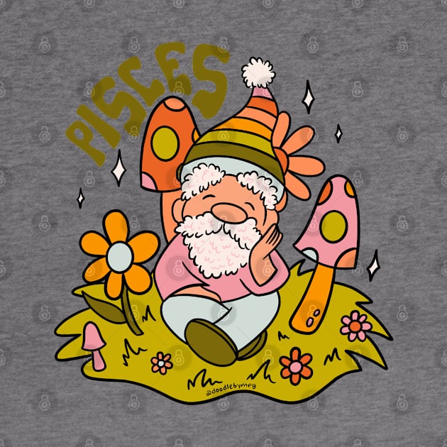 Pisces Gnome by Doodle by Meg